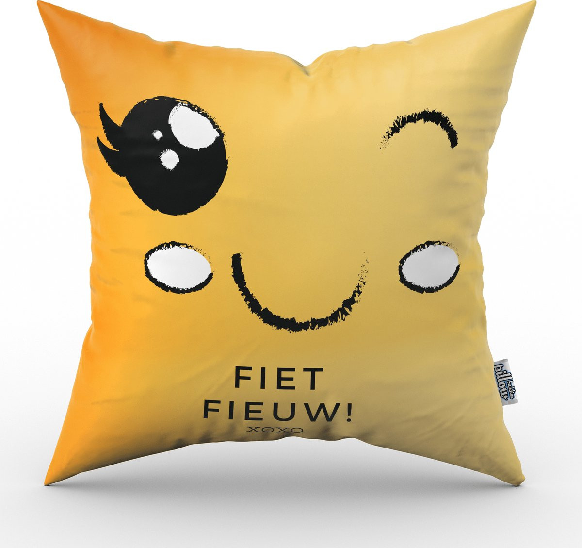 PillowBuddies Valentijn kussen Fiet Fieuw! van polyester, 30 cm