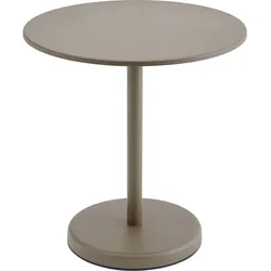Linear Couchtisch rund 70 x 73 cm, taupe