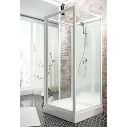 Schulte Komplettdusche Fertigdusche Juist II 80 x 80.. - Duschkabine
