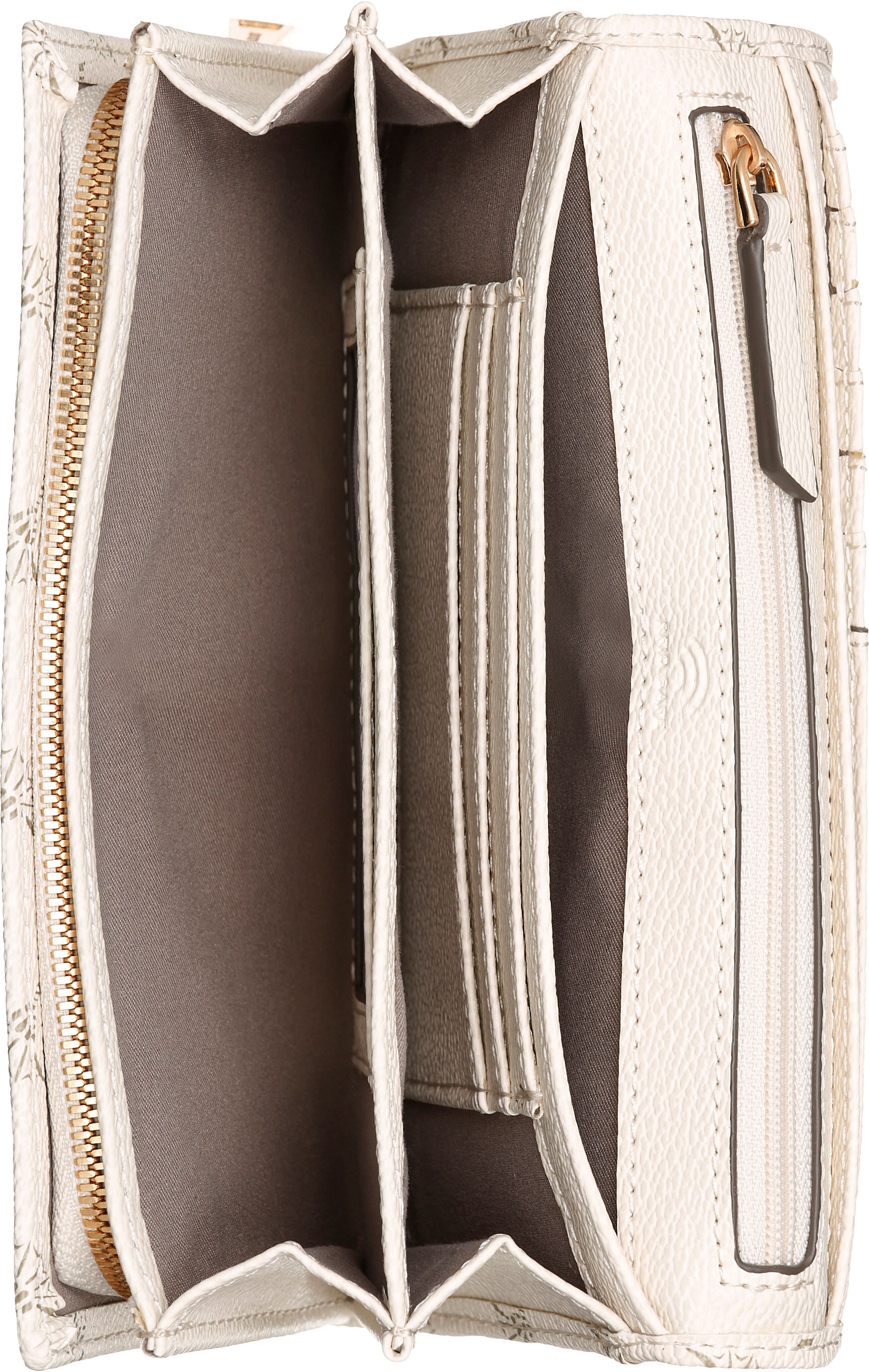 Joop! Geldbörse JOOP "cortina 1.0 europa purse lh10f", Damen, weiss (sanftes weiß), Lederimitat, Kleinlederwaren Geldbörse, Damen Geldbeutel, Portemonnaie mit praktischer Inneneinteilung sanftes weiß Einheitsgröße