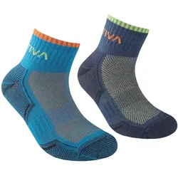 La Sportiva, Unisex, Sportsocken, Kids Running Socks (M), Mehrfarbig