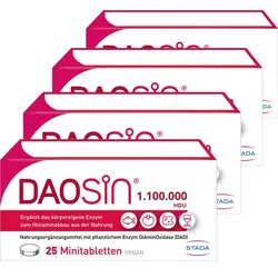 DAOsin 1.100.000 HDU 4er Set 4X25 St Tabletten