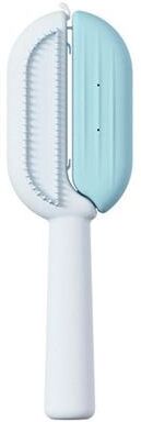 United Pet Grooming Brush With Water Tank Self Cleaning Cat And Dog Massage Deshedding Comb blue