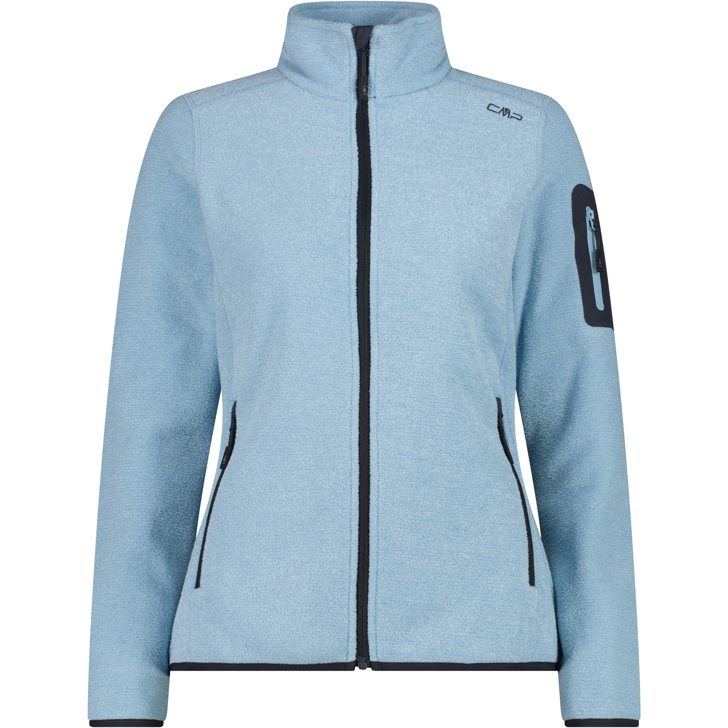 CMP Damen Fleecejacke blau Größe XXL Trekking Widerstandsfähig