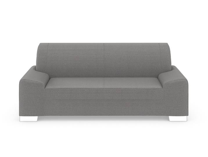 2,5-Sitzer Sofa, Chenille, Grau 214×93×85 cm, Kubisches Design, Mit Federkern, Modern, DOMO Collection