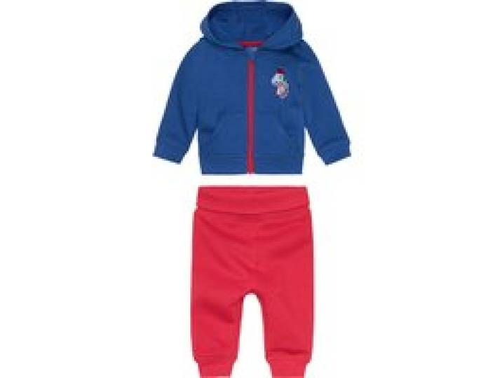 LUPILU® Ensemble molletonné bébé (bleu/rouge)