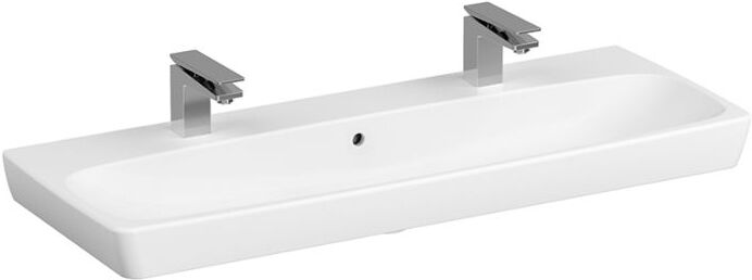 Vitra Metropole Doppelwaschtisch 5658B003-1474 1200x460mm, weiß, mit 1 Überlaufloch
