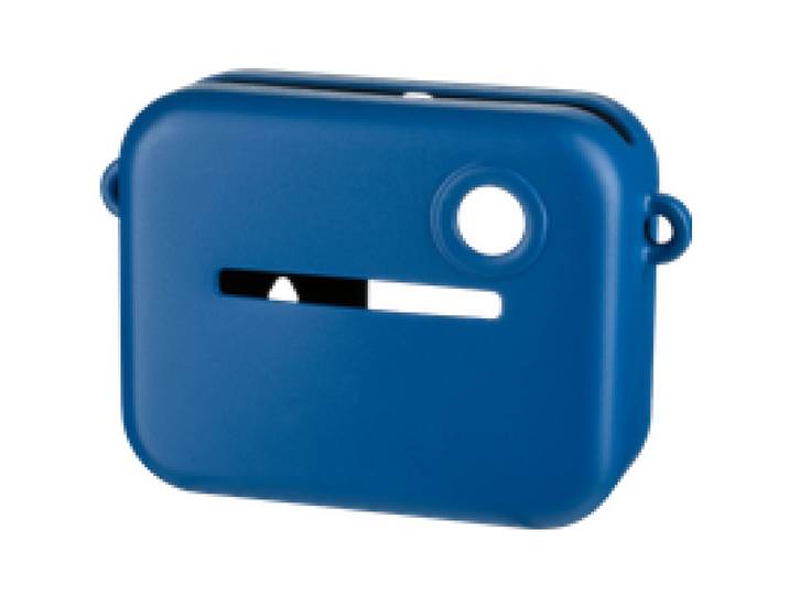 TRONIC® Guirlande de cadre photo ou Rouleaux de papier ou Coque en silicone ou Courroie d'appareil photo (Étui en silicone / bleu)