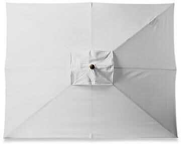 Rectangular Outdoor Market Patio Umbrella - Eggshell, Bronze/Eggshell - Grandin Road