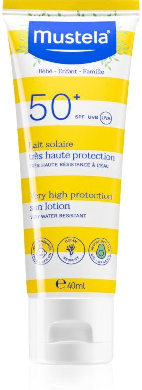 Mustela Family SPF 50+ Sonnencreme für Kinder SPF 50+ 40 ml