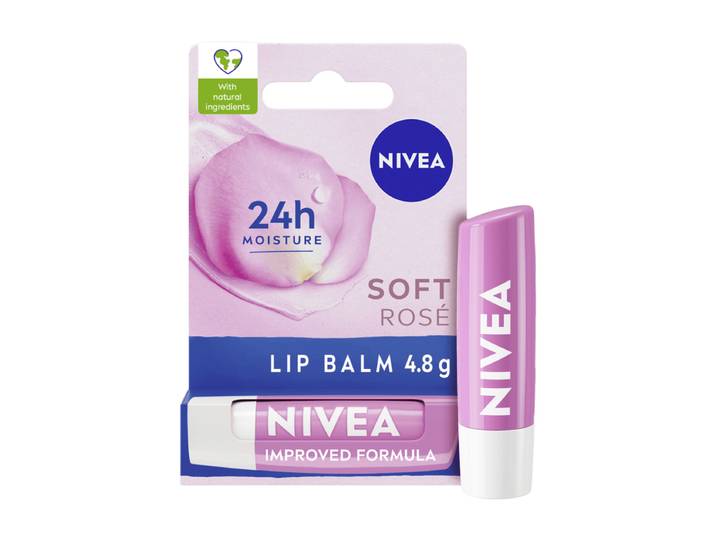 Nivea Soft Rose lippenbalsem 4 g