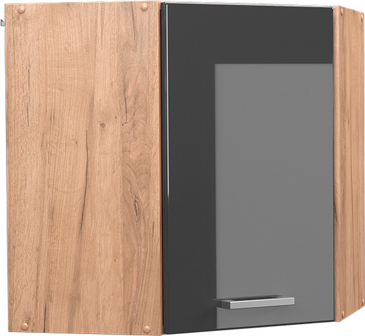 Vicco R-Line Hoek hangkast Antraciet Hoogglans
