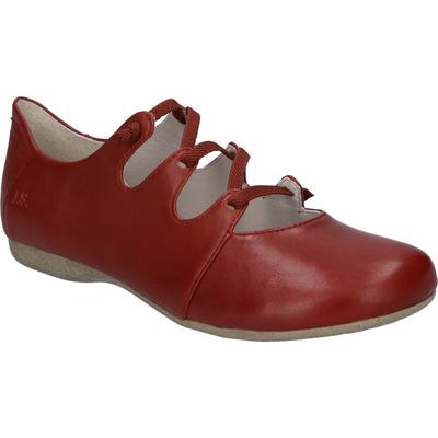 Slipper JOSEF SEIBEL "Fiona 04, rubin", Damen, Gr. 45, rot (rubin), Obermaterial: 100% Rindsleder Leather cow., Schuhe Slipper