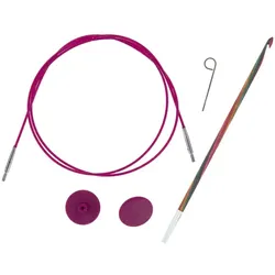 KnitPro Tunesische Häkelnadel "Symfonie 2", 4 mm Ø, im Set