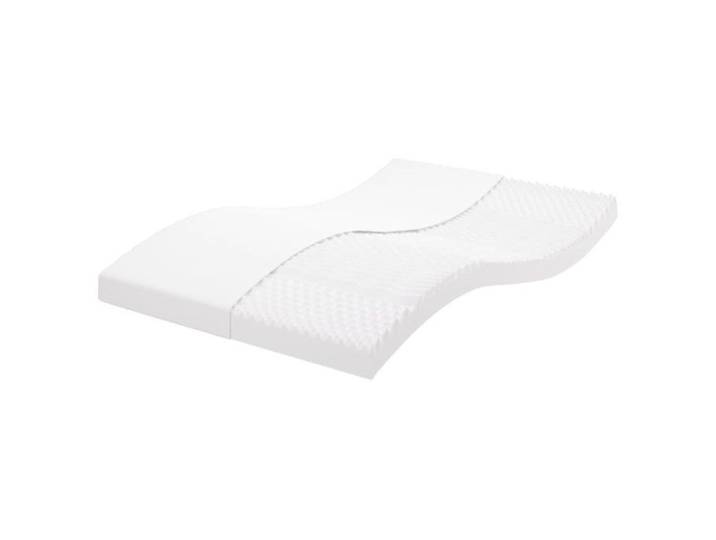 Matelas en mousse blanc 140x190 cm 7 zones dureté 20 ILD matelas de lit matelas de lit de jour matelas en mousse 356355