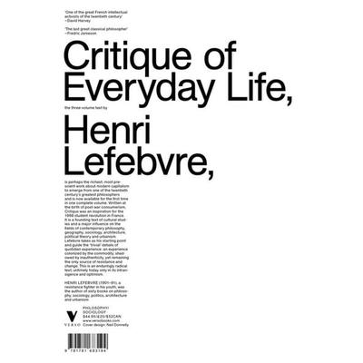 Critique of Everyday Life, Taschenbuch von Henri Lefebvre, Pan macmillan Ltd., 978-1-78168-317-0