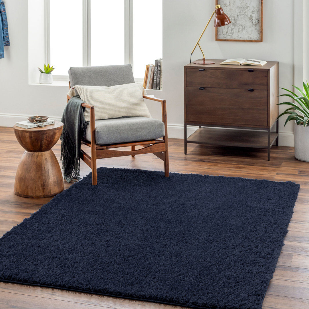Brayden Studio Atri Area Rug Navy Rectangle 200 x 275cm