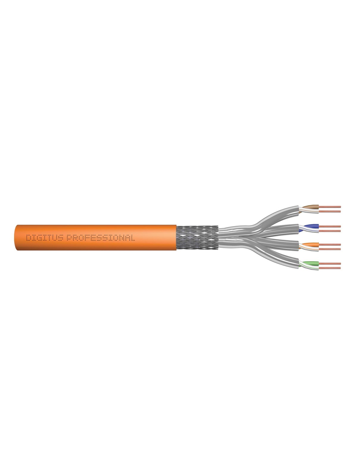 DIGITUS CAT 7 S-FTP - 50m - Orange - 50m