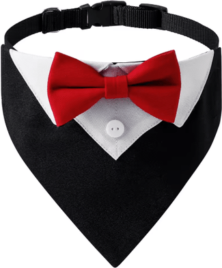 Inspire Picks Sucado Elegant Dog Bow Tie Collar For Weddings & Special Events sd185b m