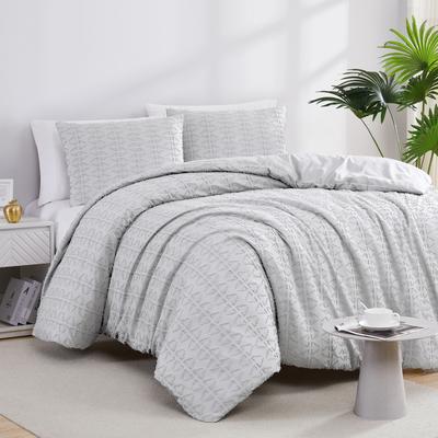 Southshore Fine Linens Dhara Textured Duvet Cover Set