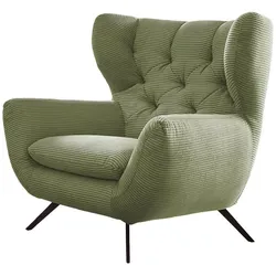 SESSEL CHARME Grün Cord