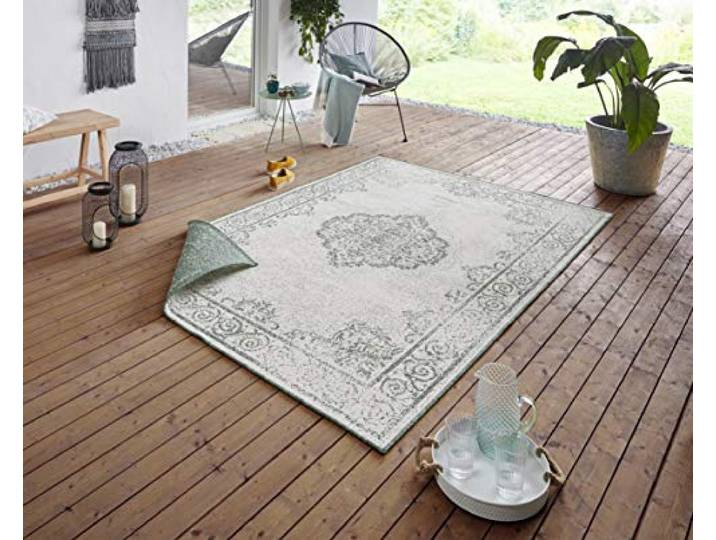 Bougari Intérieur/extérieur Cebu Tapis réversible Vert/crème 120 x 170 cm
