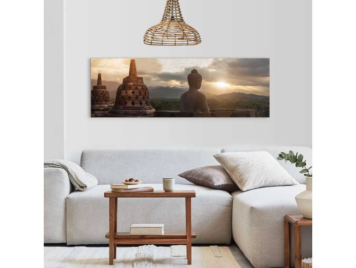 Wandbild REINDERS Borobudur , braun (farbe bild(er): braun), B:52cm H:156cm T:3cm, MDF, Bilder, Wandbild