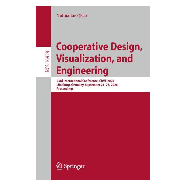 Springer Cooperative Design, Visualization, and Engineering (Englisch, Softcover, Yuhua Luo) (73417059)