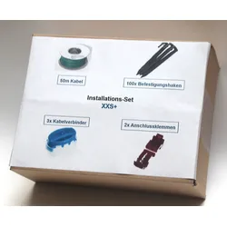 Genisys Installations-Set XXS+ kompatibel mit LANDROID von WORX WR1* Kabel Haken Verbinder Paket