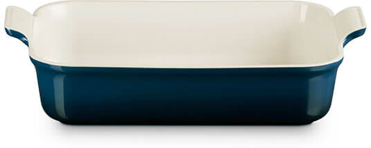Le Creuset Nuit Stoneware Large 32cm Heritage Rectangular Dish
