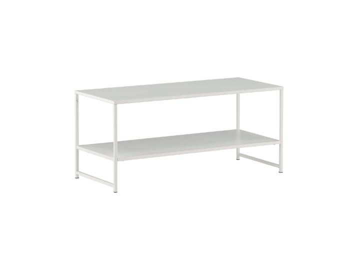 Beistelltisch Lichtberg - Schlichtes Design in Weiß - Weiß - Luxusbetten24