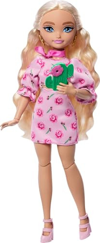 Barbie Dream Besties Malibu Festival Look pop met blonde haren en 10 accessoires JGH87