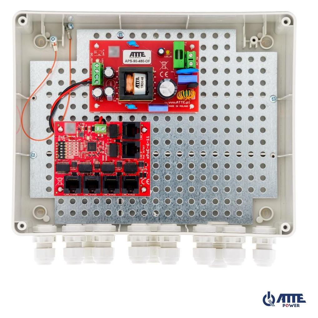 Atte SWITCH POE IP-5-11-L2 5 PRIEVADŲ (6 Ports) (IP-5-11-L2)