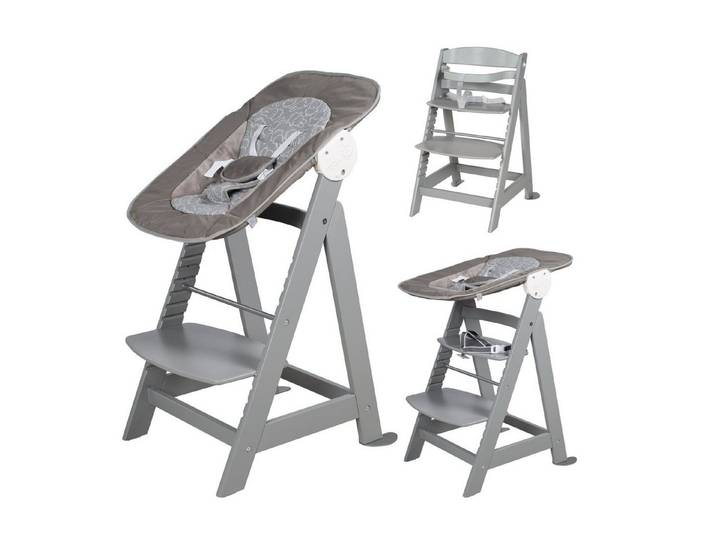 roba® Hochstuhl Born Up, Treppenhochstuhl mit Liegefunktion