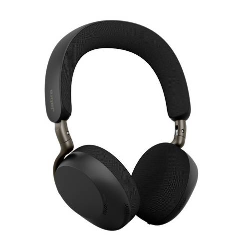 Jabra Evolve3 75 UC Stereo black mit Lin Over Ear Headset Schwarz