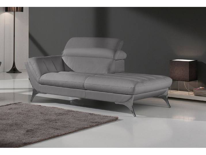 Egoitaliano Recamiere Sueli, extravagantes Design und erstklassiger Sitzkomfort, Solitärmöbel, hochwertiger Lederbezug, inklusive Kopfteilverstellung