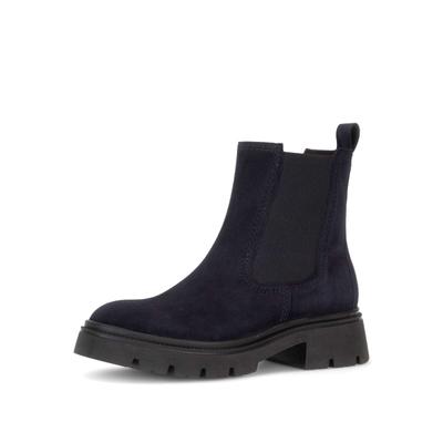 Chelseaboots GABOR "Chelsea Boot", Damen, Gr. 40, blau, Schuhe Chelseaboots