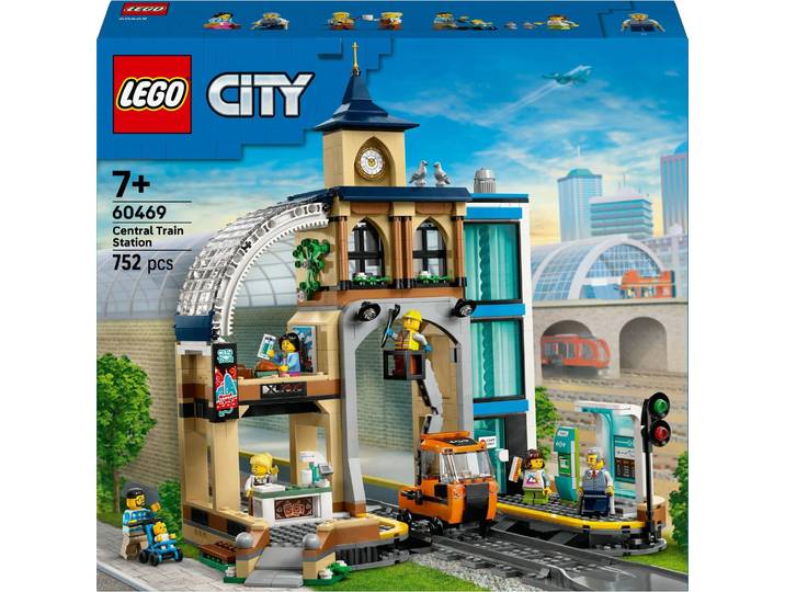LEGO City La Gare Centrale, Set pour Fans de Jeux de Construction 60469 LEGO