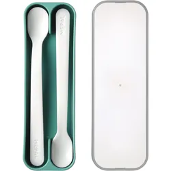 Mepal Mio Fütterlöffelset 2 Stück deep turquoise