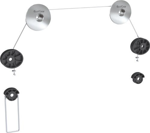 QualGear QG-TM-001 TV-muurbeugel voor 37 tot 70 inch tv's en monitoren, aluminium, zilver