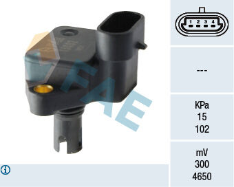Fae Sensor, Saugrohrdruck 15062 Für Skoda