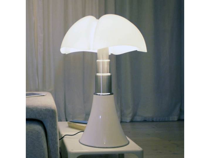 Pipistrello LED tafellamp dimbaar wit - Martinelli Luce - Woonkamer - Designer - Metaal - Met lampenkap