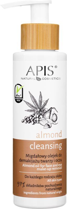 Apis Natural Cosmetics Almond oil cleanser and makeup remover 150 ml
