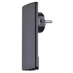 Schulte EVOline Plug 00.001 Flachstecker beweglich schwarz