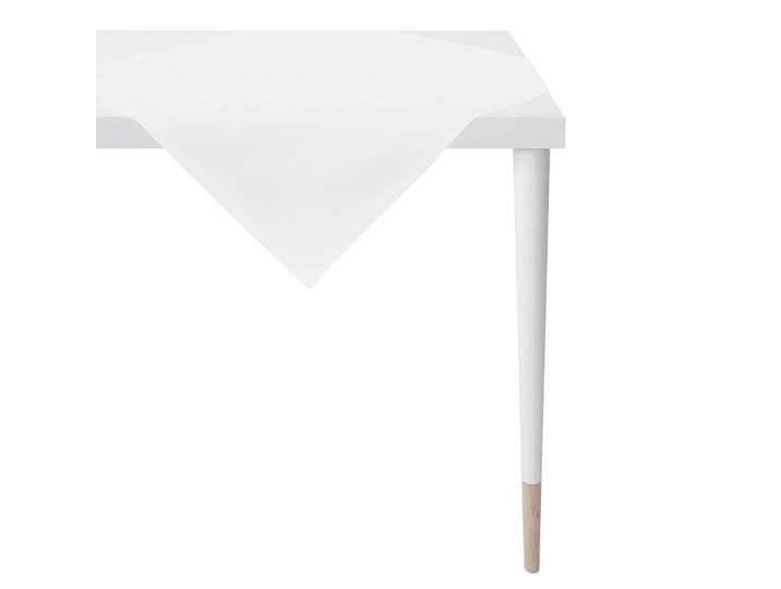 Tischdecke Adrar 85 x 85cm Weiß/Polarweiß
