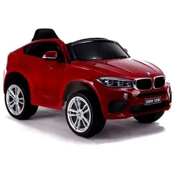Elektroauto BMW X6 Rot lackiert Kinerfahrzeug Ledersitz EVA-Reifen Auto