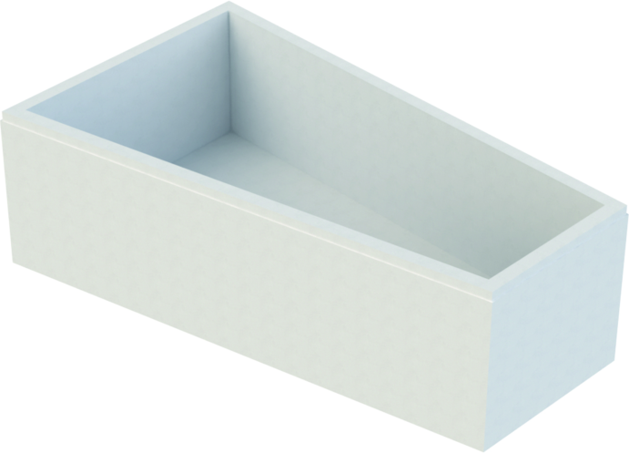 Schedel Villeroy & Boch Loop & Friends Wannenträger SW16025 175x135cm, links, Höhe 57cm