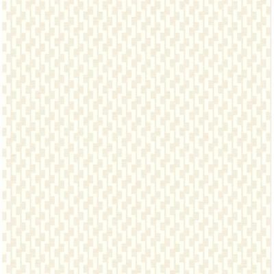 Seabrook Designs Gervase Geometric Stripe Unpasted Wallpaper