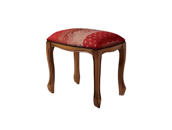 Xlmoebel Hocker Eleganter Polsterhocker aus hochwertigem Material (1 St., Hocker), Hergestellt in Europa