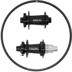 R2BIKE Laufradsatz 27,5" AM EN DH | Hope MTB 6-Loch Naben | Newmen Alu